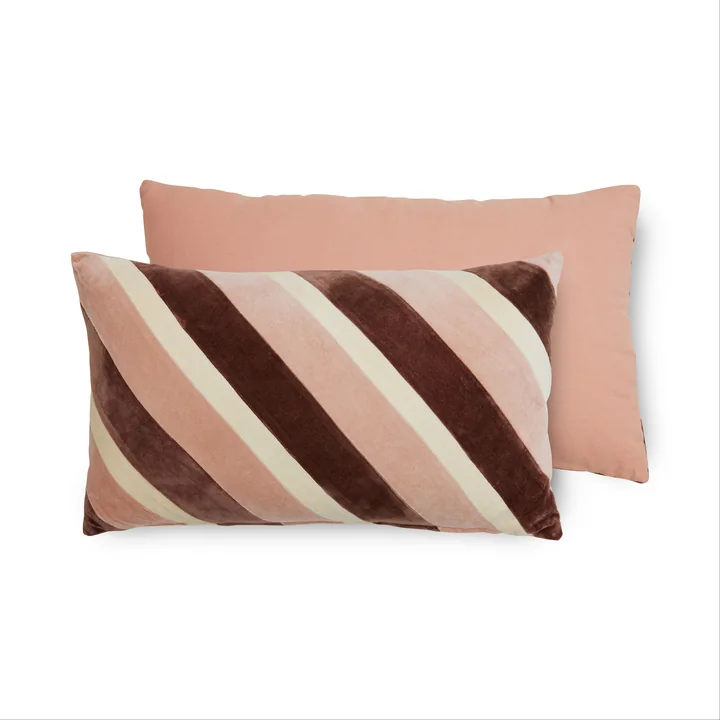 Striped Fluwelen kussens van HKliving
