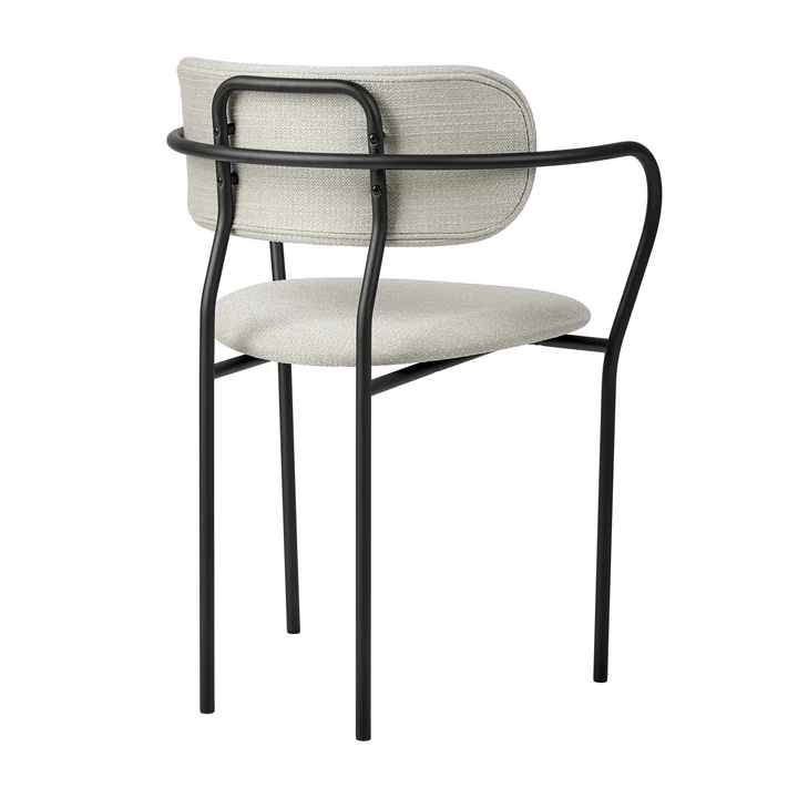 Gubi - Coco Dining Fauteuil volledig gestoffeerd, mat zwart / Eero Special (106)