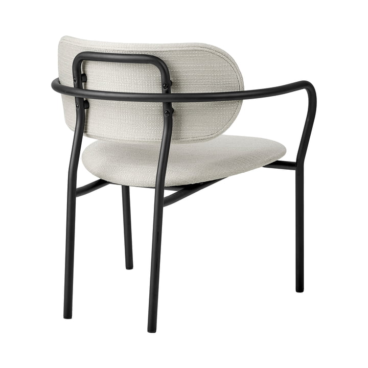 Gubi - Coco Lounge Chair Volledige bekleding, mat zwart / Eero Special (106)