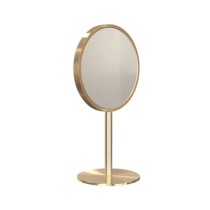 Nova2 Cosmeticaspiegel met 5x vergroting 1943, geborsteld goud, BxH 16x2 8. 6 cm van Frost