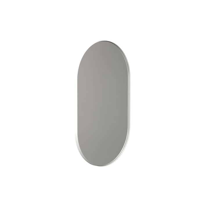 Frost - Unu Wandspiegel 4145 met lijst, ovaal, 60x100 cm, wit mat