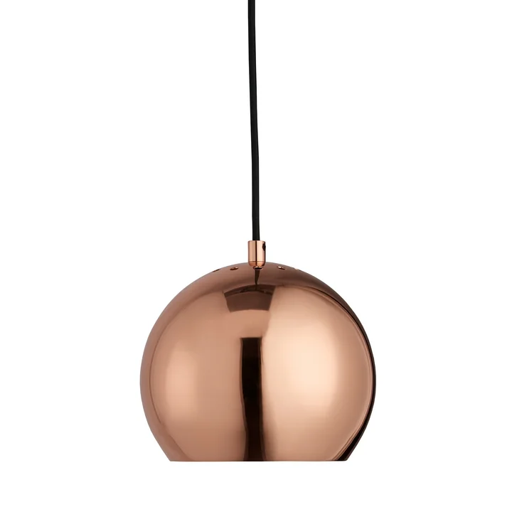 Frandsen Ball - Hanglamp Ø 18 cm, massief glanzend koper