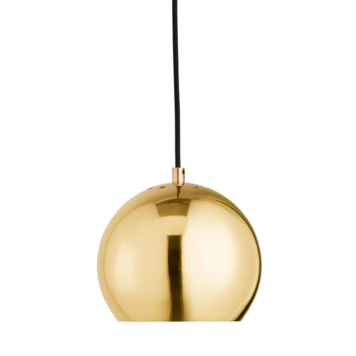 Frandsen Ball - Hanglamp Ø 18 cm, massief glanzend messing
