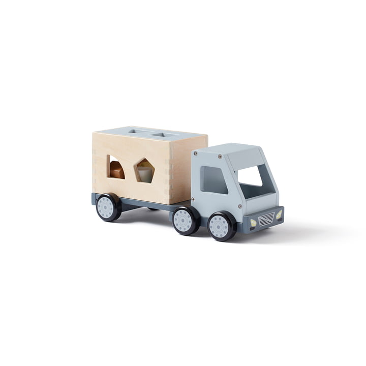 Aiden Plug-in spel vrachtwagen, kleurrijk (set van 7) by Kids Concept