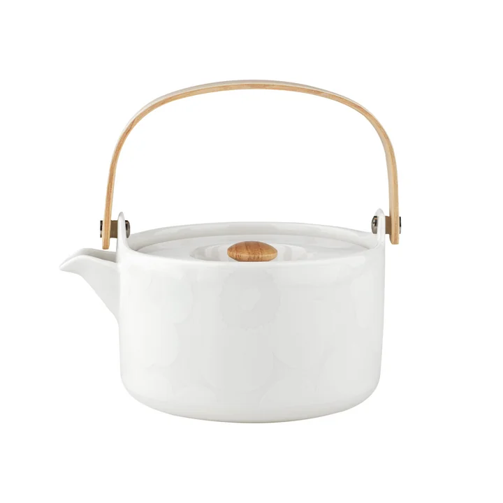 Oiva Unikko Theepot, 700 ml, wit van Marimekko