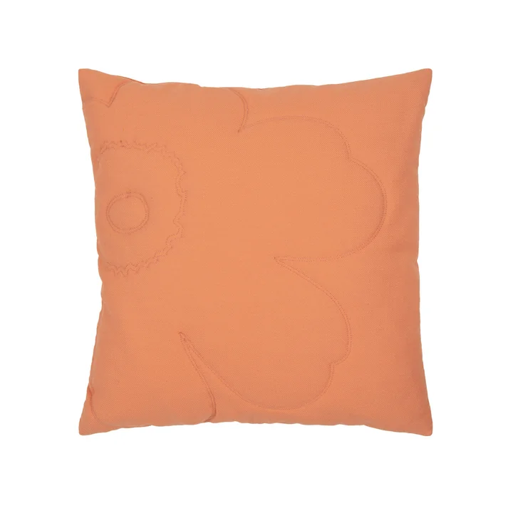 Unikko Kussenhoes, 50 x 50 cm, licht terra van Marimekko