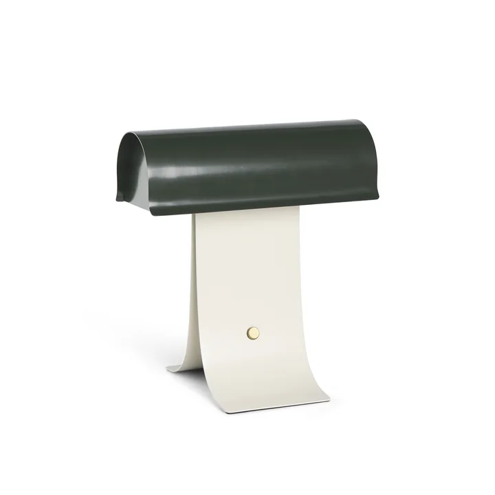 Archive Tafellamp, L 25 cm, donkergroen / lichtgrijs by Northern