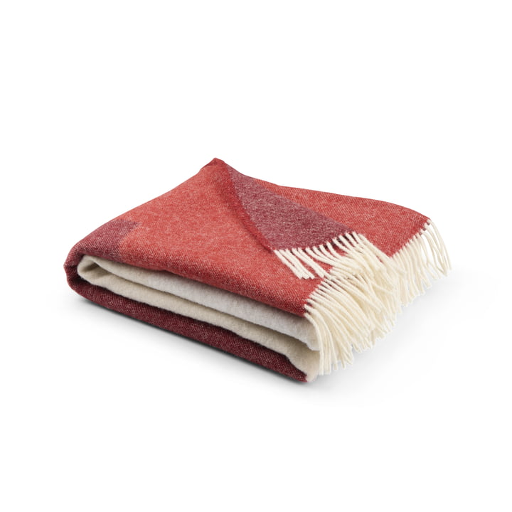 Echo Wollen deken 130 x 170 cm, rood van Northern