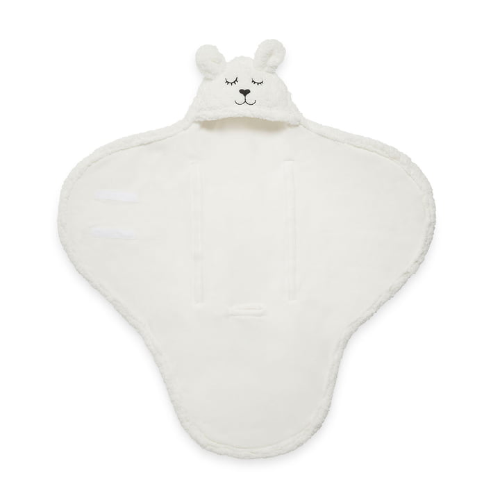 Omslagdeken Bunny, 100 x 105 cm, offwhite by Jollein