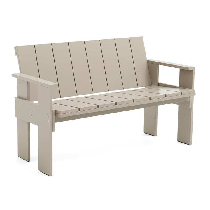 Crate Dining Bench, londen mist van Hay