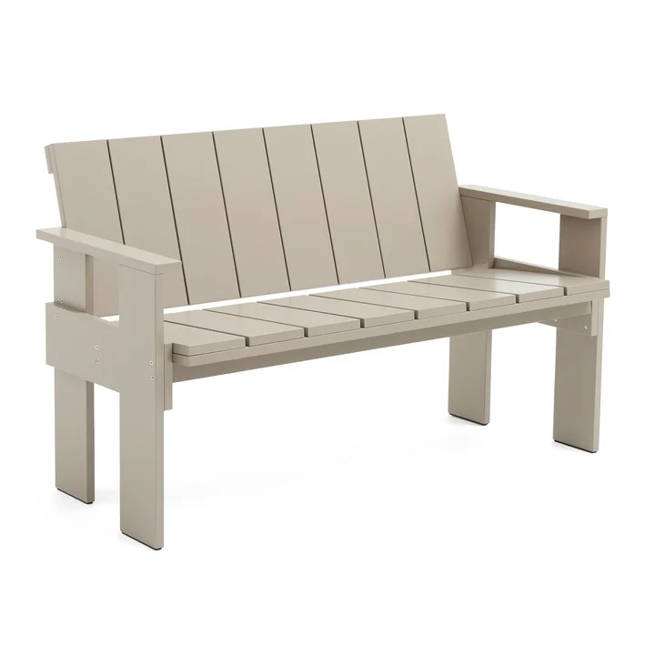 Crate Dining Bench, londen mist van HAY