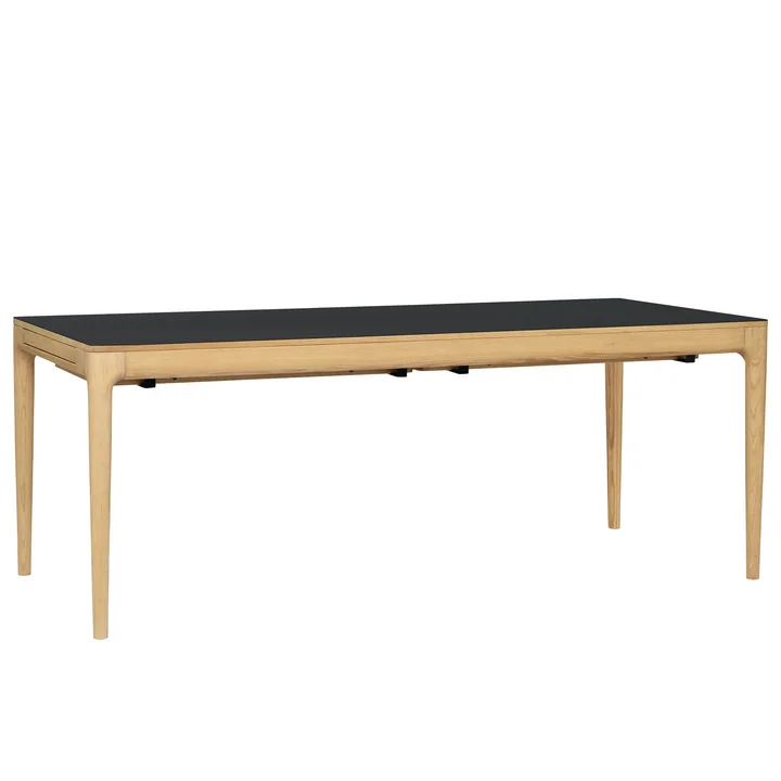 Umage - Heart'n'Soul Eettafel, 90 x 200 cm, eiken / obsidiaanzwart