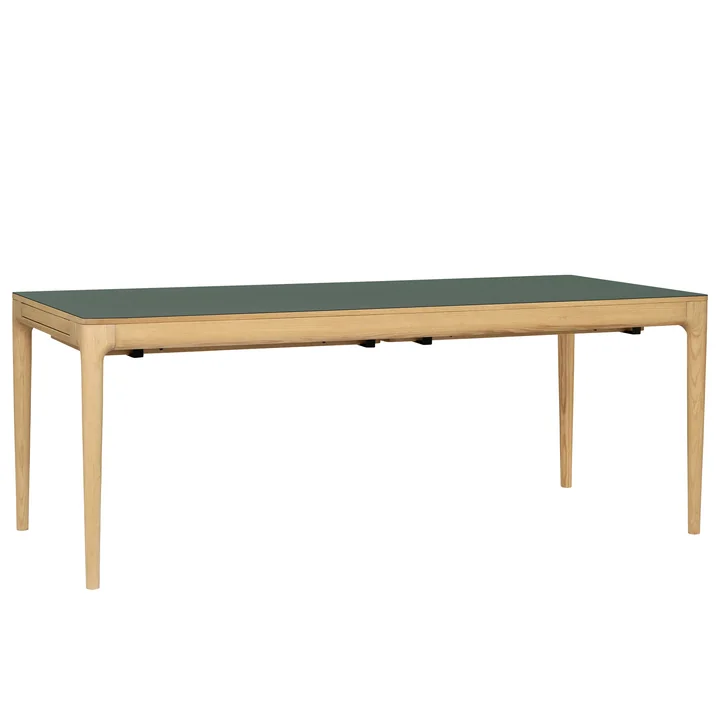 Umage - Heart'n'Soul Eettafel, 90 x 200 cm, eiken / mosgroen
