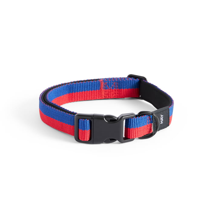 Dogs Hondenhalsband, S/M rood/blauw van Hay