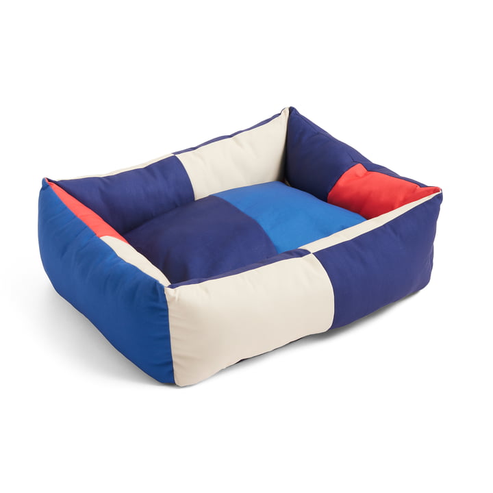 Hondenbed, M, rood/blauw van Hay