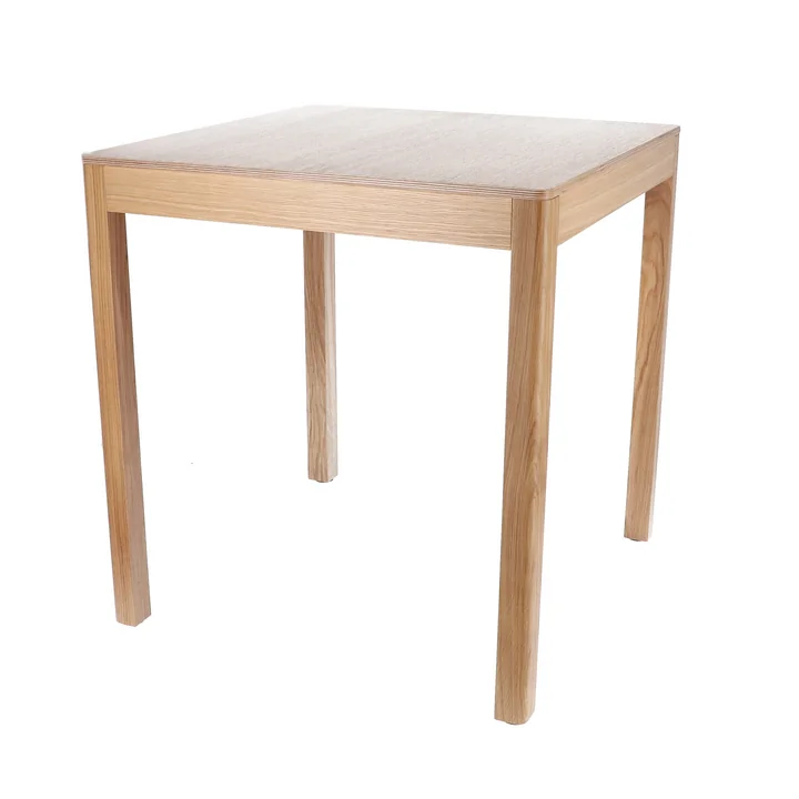 Schäl Tafel, 70 x70 cm, eikenhout van Jan Kurtz
