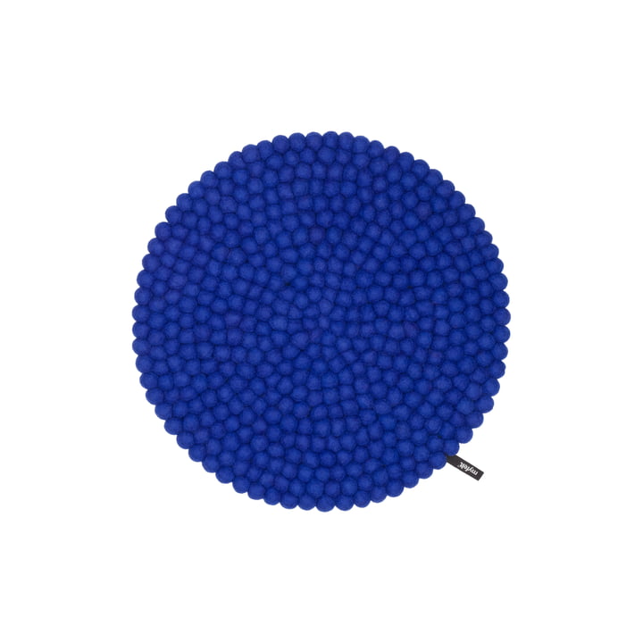 myfelt - Isa zitkussen Ø 36 cm, koningsblauw