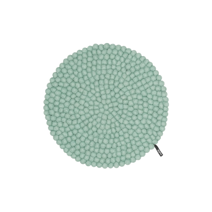 myfelt - Fijn zitkussen Ø 36 cm, turquoise