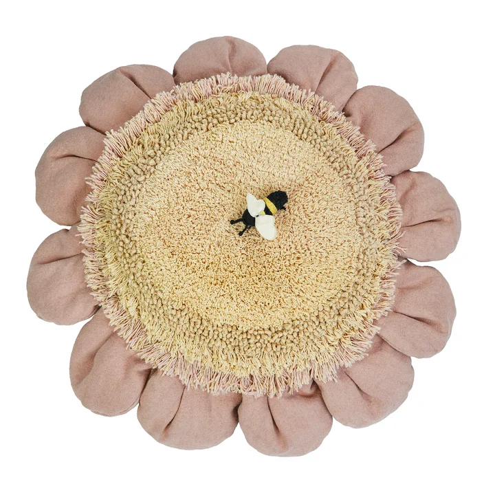 Pink Daisy Vloerkussens van Lorena Canals