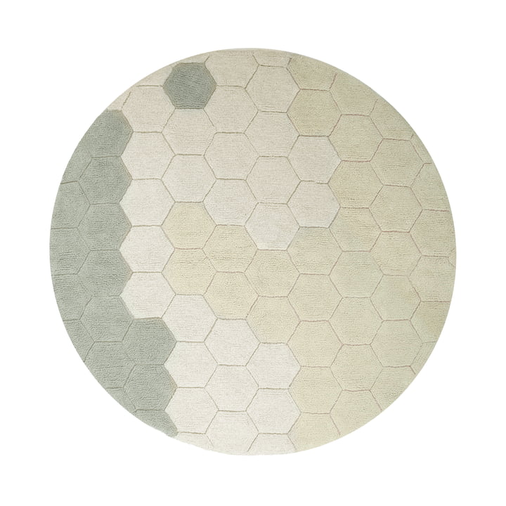 Honeycomb afwasbaar tapijt van Lorena Canals