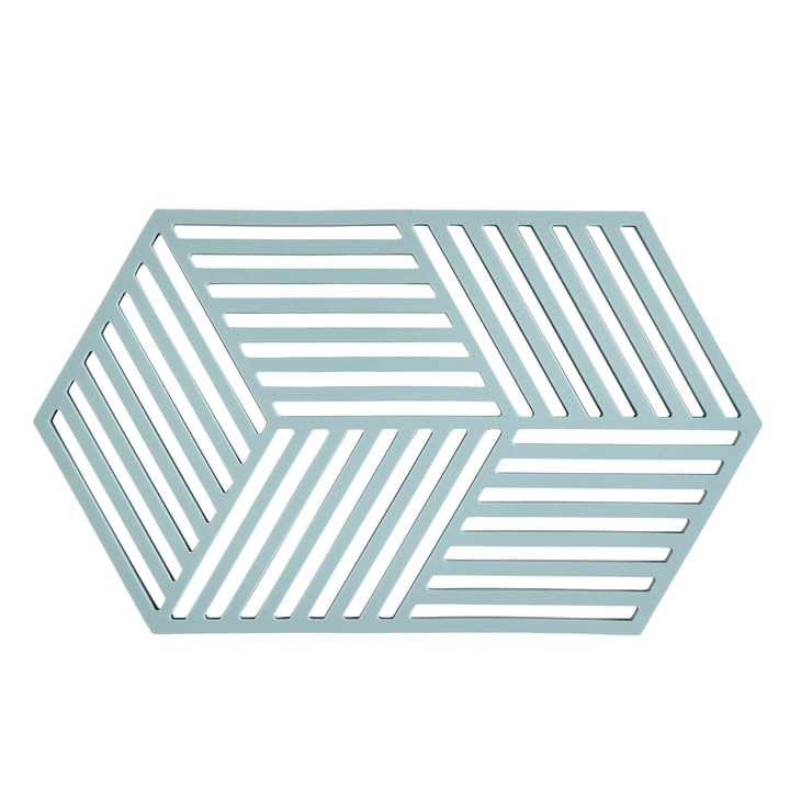 Zone Denmark - Hexagon Onderzetter, mist blauw