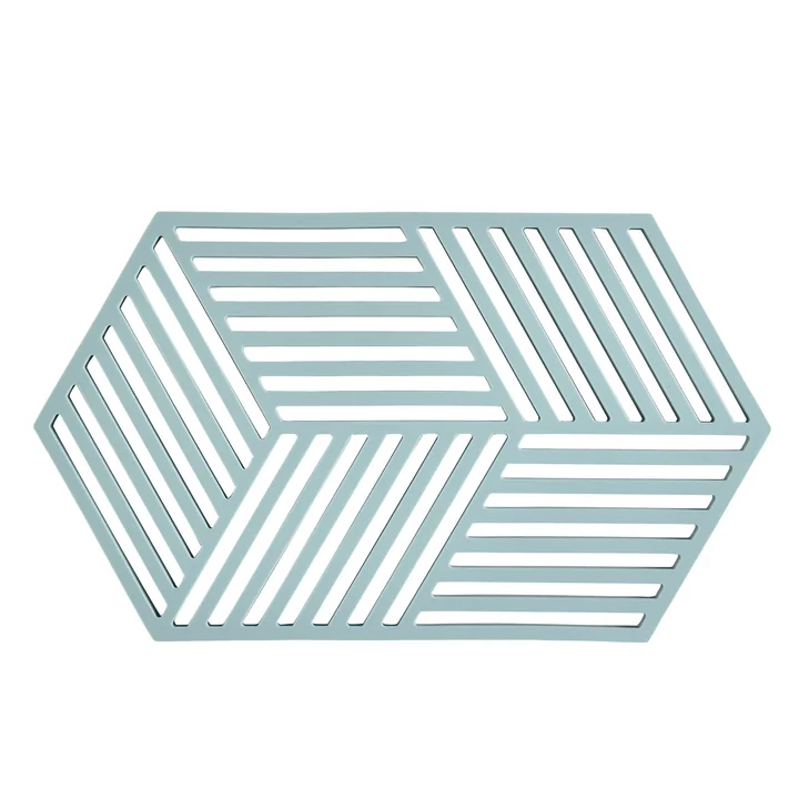Zone Denmark - Hexagon Onderzetter, mist blauw