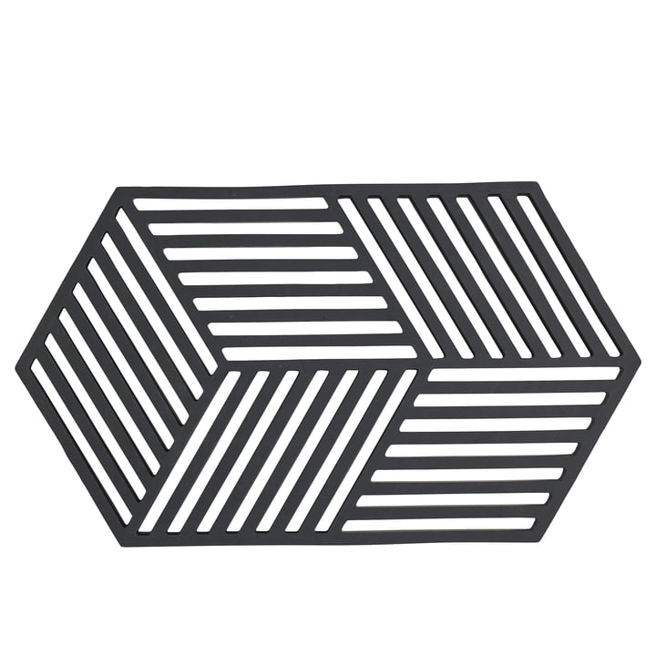 Zone Denmark - Hexagon Onderzetter, zwart