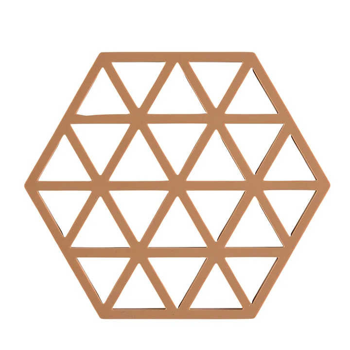 Zone Denmark - Triangle Onderzetter, 16 x 14cm, licht terracotta