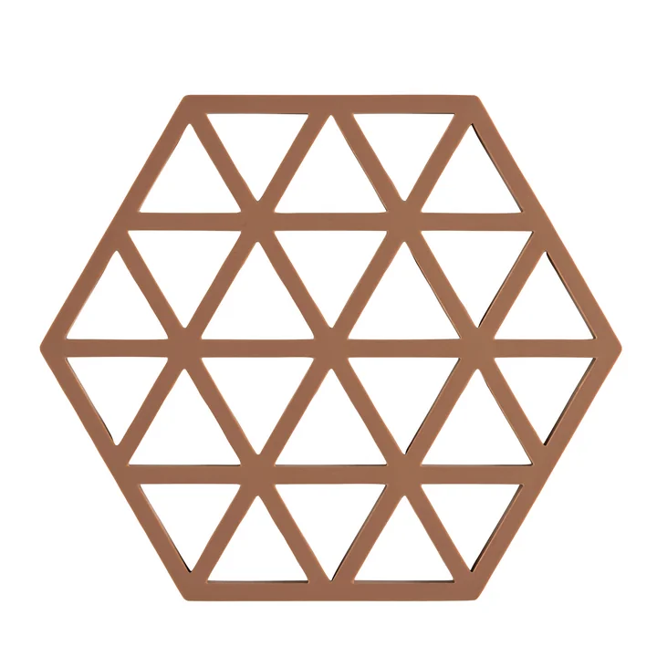 Zone Denmark - Triangle Onderzetter, 16 x 14cm, amandel