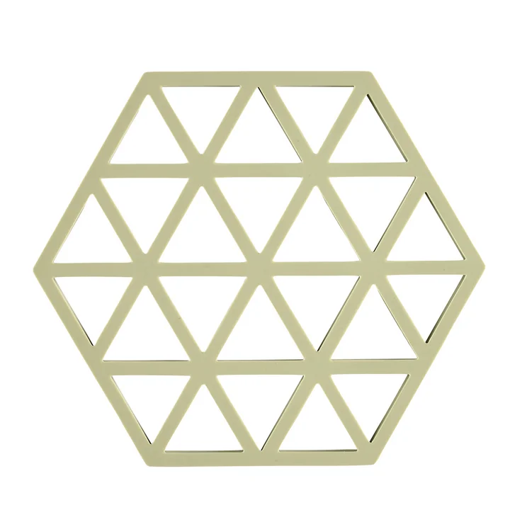Zone Denmark - Triangle Onderzetter, 16 x 14cm, matcha groen