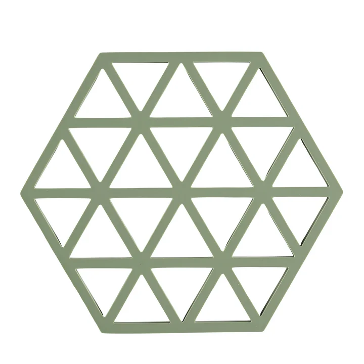 Zone Denmark - Triangle Onderzetter, 16 x 14cm, rozemarijn