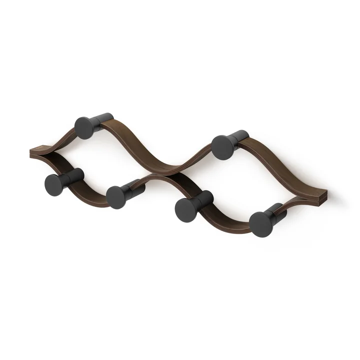 Montage Wandkast, zwart / walnoot van Umbra