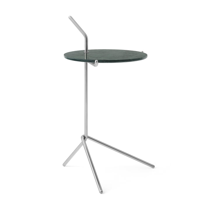 Halten Side Table SH9, Verde Guatemala / gepolijst roestvrij staal van & Tradition