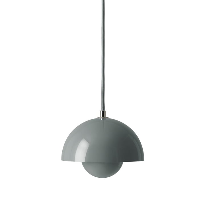 FlowerPot Hanglamp VP10, steenblauw van & Tradition