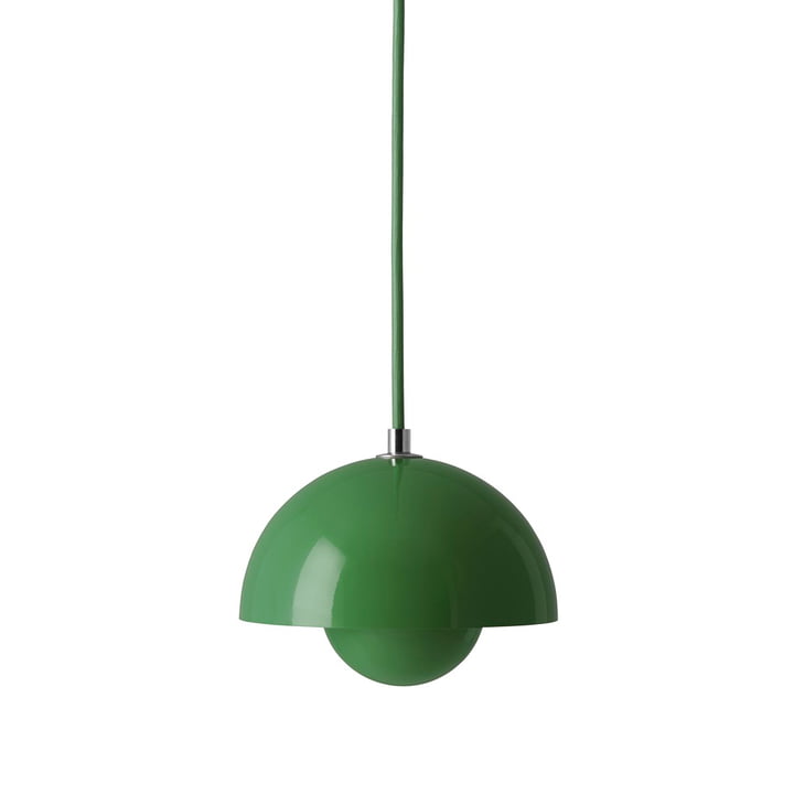 FlowerPot Hanglamp VP10, signaal groen van & Tradition