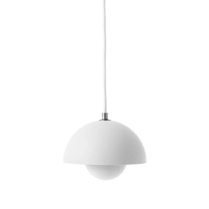 FlowerPot VP10 Hanglamp, wit mat van & Tradition