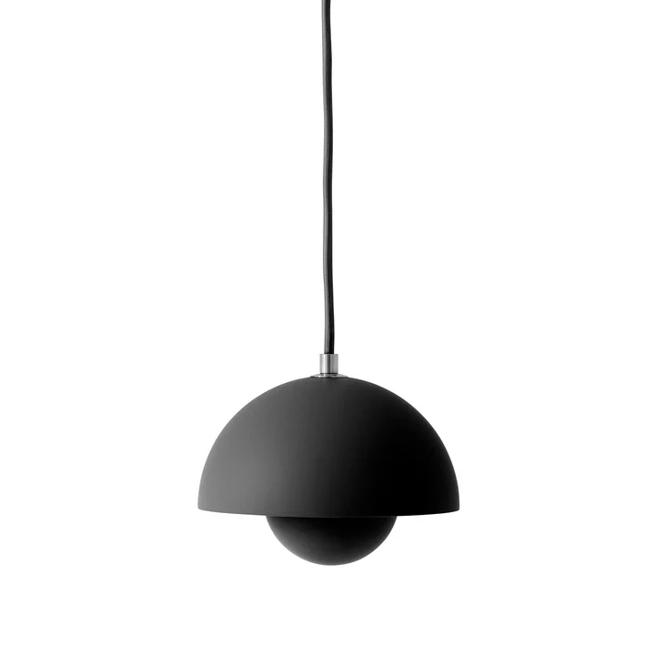 FlowerPot VP10 Hanglamp, mat zwart van & Tradition