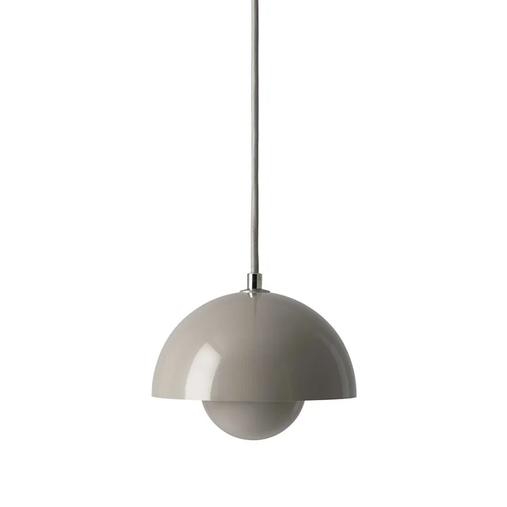 FlowerPot VP10 Hanglamp, grijs-beige van & Tradition