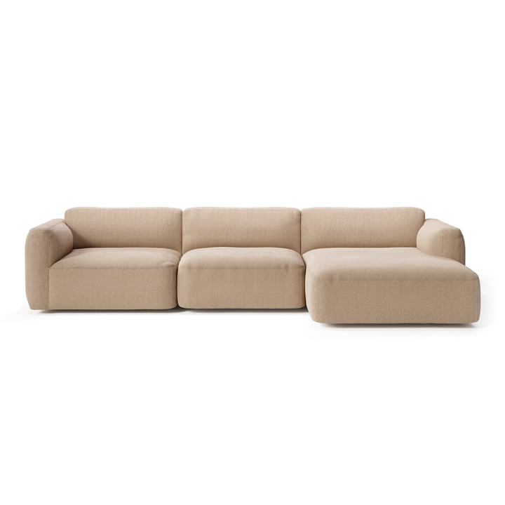 Develius Mellow Hoekbank, configuratie F, beige (Karakorum 003) op & Tradition