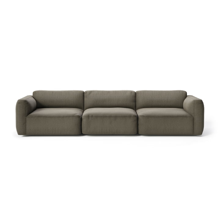 Develius Mellow Sofa, configuratie D, warm grijs (Barnum 08) van & Tradition