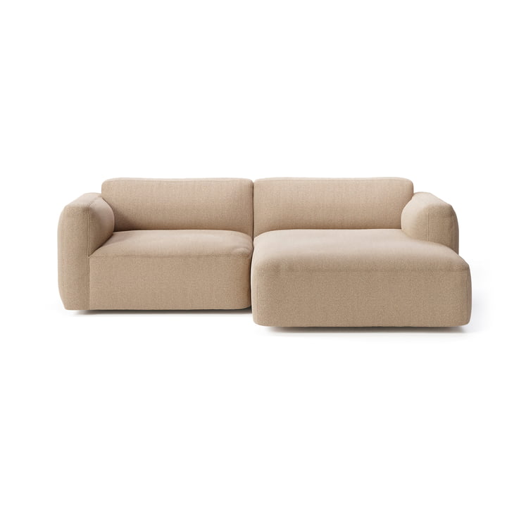 Develius Mellow Hoekbank, configuratie B, beige (Karakorum 003) van & Tradition