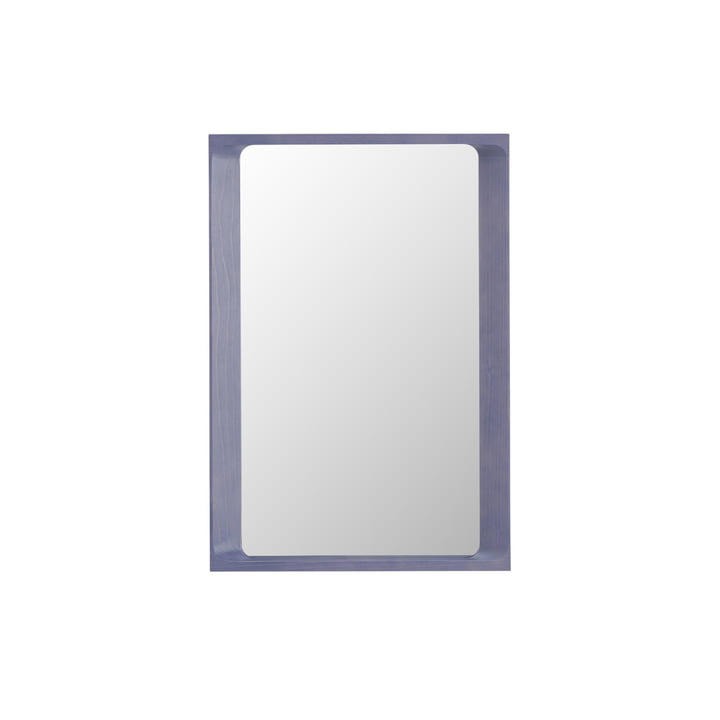Arced Spiegel, 80 x 55 cm, lichtpaars van Muuto