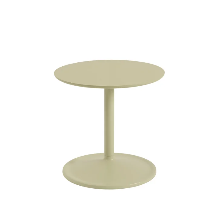 Muuto - Soft Bijzettafel, Ø 41 cm, H 40 cm, beige groen