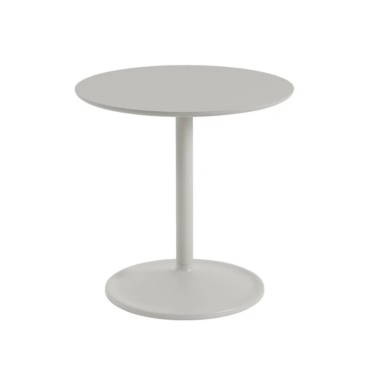 Muuto - Soft Bijzettafel, Ø 48 cm, H 48 cm, grijs