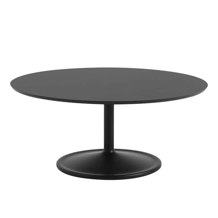 Soft Salontafel, Ø 95 cm, H 42 cm, zwart by Muuto