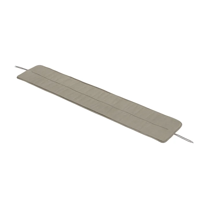 Muuto - Zitkussen voor Linear Steel bank, L 170 cm, lichtgrijs