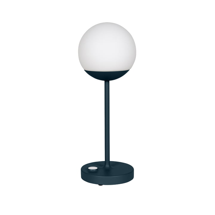 Fermob - Mooon! Max Oplaadbare LED-lamp, H 41 cm, acapulcoblauw (binnen)