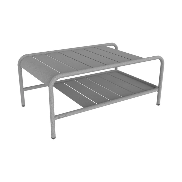 Fermob - Luxembourg lage tafel, 90 x 55 cm, lapilli grijs