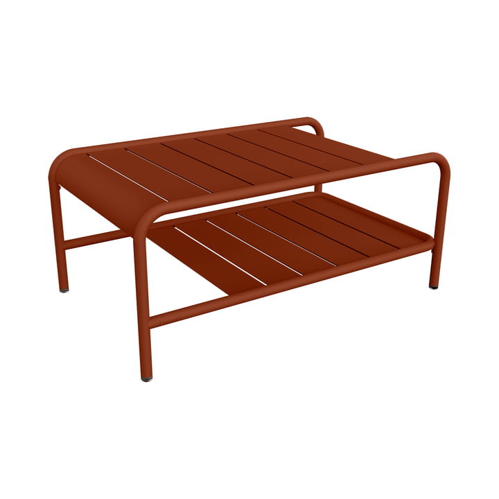 Fermob - Luxembourg lage tafel, 90 x 55 cm, okerrood