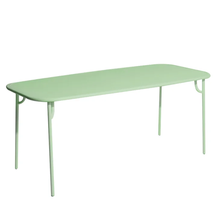 Petite Friture - Week-End Tafel, 180 x 85 cm, pastelgroen